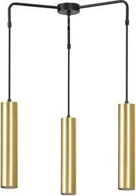 Czarna nowoczesna lampa wisząca spot - D063 H4-L39