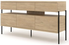 Loftowa komoda na nóżkach dąb cremona G7-H04