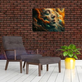 Obraz - Twarz w kosmosie (70x50 cm)