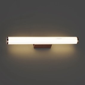 Retro kinkiet brązowy 60,4 cm z LED IP44 - Coco