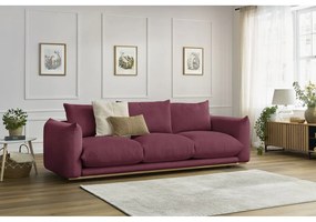 Bordowa sofa 265 cm Ernest – Bobochic Paris