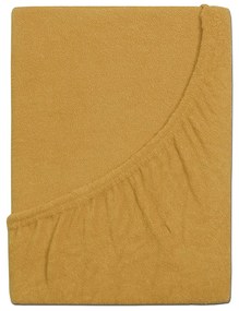 4Prześcieradło frotte Home Ideal musztardowe, 160x 200 cm, 160 x 200 cm