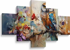 Obraz - Malowana sowa (125x70 cm)
