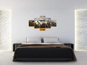 Obraz góry Sefton, Nowa Zelandia (125x70 cm)