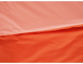 B.E.S. Petrovice Bawełniana pościel Double faceceglana/rdzawa, 220 x 200 cm, 2 szt. 70 x 90 cm