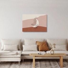 Obraz na szkle - Boho leaves N⁰2 (70x50 cm)