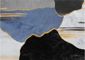 Obraz - Teksturowane kształty (70x50 cm)