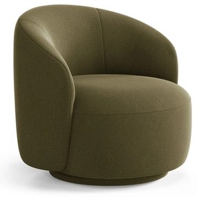 Zielony obrotowy fotel Letizia – Micadoni