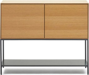 Niska komoda w dekorze dębu 97,5x80 cm Vedrana – Kave Home