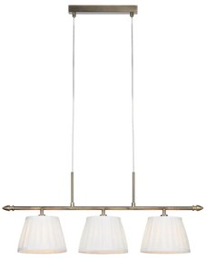 Markslöjd 108975 - Żyrandol na lince OXFORD 3xE14/40W/230V mosiądz/biały