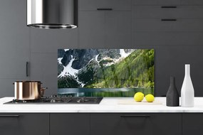 Panel Szklany Jezioro Las Góry Krajobraz