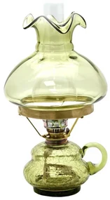 Lampa naftowa ANNA 33 cm zielona