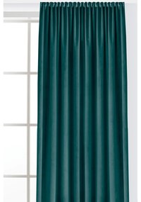 Morska aksamitna zasłona częściowo zaciemniająca (dimout) 265x175 cm Velto – Filumi