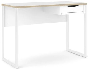 Białe biurko Tvilum Function Plus, 110 x 48 cm