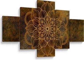 Obraz - Mandala radości (125x70 cm)