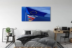 Duży obraz na płótnie Zestaw Flag