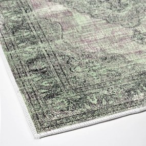 Zielono-szare dywaniki łazienkowe zestaw 2 szt. 60x100 cm – Foutastic