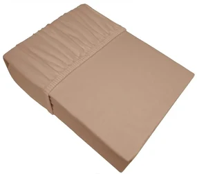 Prześcieradło z gumką Jersey Bielbaw 180x200 beżowe 160 g/m2 Premium GRENO