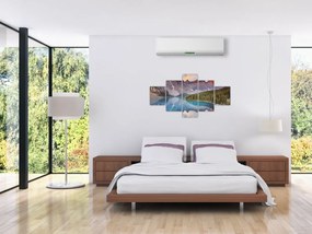 Obraz - Górski krajobraz Kanady (125x70 cm)