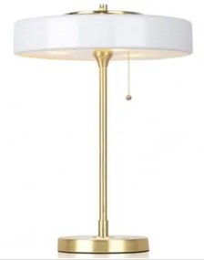 Biurkowa nowoczesna lampa Classic White Art Deco