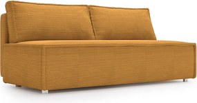 Sofa Kanapa LUNA z funkcją spania kolor musztardowa