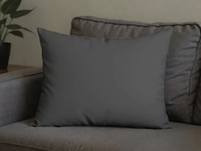 Poszewka na poduszkę LUX 70x90 cm ciemnoszara, kieszeń hotelowa
