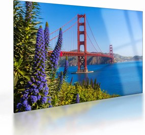 Obraz na szkle - Most Golden Gate, San Francisco (70x50 cm)