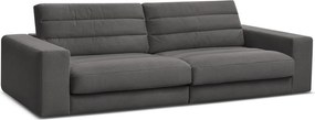Czarna aksamitna sofa 276 cm Sierra – Bobochic Paris