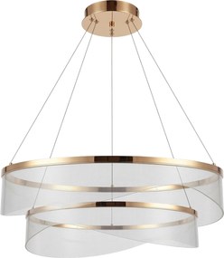 LAMPA SUFITOWA WISZĄCA G146-2CP ZŁOTA