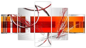 Abstrakcyjny obraz (125x70 cm)