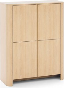 Duża komoda z półkami dąb vicenza E4-H29