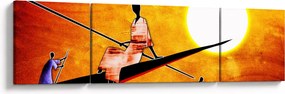 Obraz z okresu starożytnego malarstwa (170x50 cm)