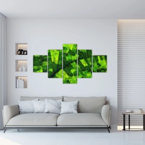 Obraz - Detal liścia (125x70 cm)
