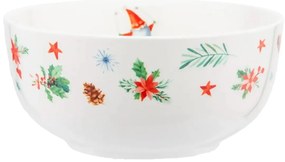 Altom Miska porcelanowa Winter Gnomes 14 cm, 600 ml