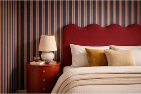 Tapicerowany zagłówek o falistym kształcie 160x73,5 cm