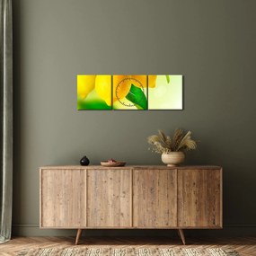 Obraz cytryn (z zegarem) (90x30 cm)