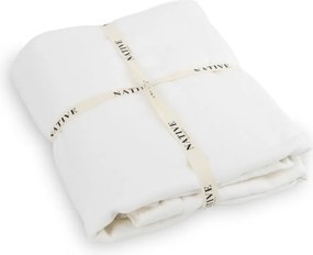 Biała lniana pościel dwuosobowa 200x200 cm Blanco – Native Natural