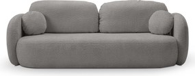 Masseno Sofa AMICO z funkcją spania i pojemnikiem na pościel, Rozkładana sofa - Szary, ABRIAMO 7