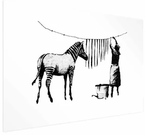 Plakat Banksy: Pranie 42x29,7 cm bez ramy z marginesem ARTGEIST B