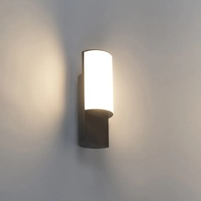 Nowoczesna lampa ścienna zewnętrzna ciemnoszara z LED - Harry