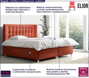 Łóżko kontynentalne Lexi 180x200 - 36 kolory