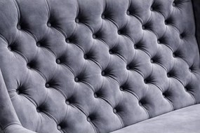Designerska sofa uszak 2 osobowa głęboko pikowana