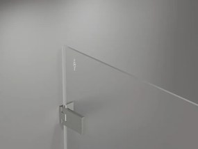 Mexen Lunar-F drzwi prysznicowe składane prawe 80 cm, transparent, nikiel szczotkowany - 836-080-000-97-00-P