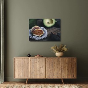 Obraz na szkle fig i awokado (70x50 cm)