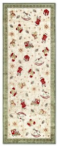 Zielony chodnik z mieszanki bawełny ze świątecznym motywem 80x200 cm Toy's Delight Green Christmas – Villeroy&amp;Boch