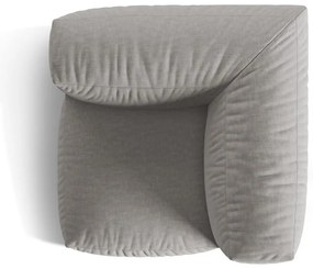 Jasnoszary moduł sofy (strona zmienna) Martina – Micadoni Home