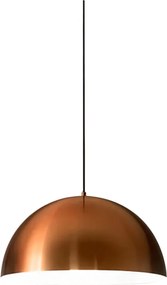 Bonella - Lampa wisząca miedziana 1XE27 max 1X60W IP20 - Lampa sufitowa o nowoczesnym wzornictwie z aluminium - Gniazdo E27