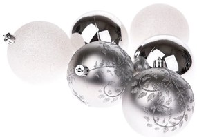 Plastikowe bombki zestaw 6 szt. ø 8 cm – Dakls