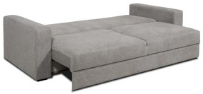 Szara sofa rozkładana 238 cm Resmo – Scandic
