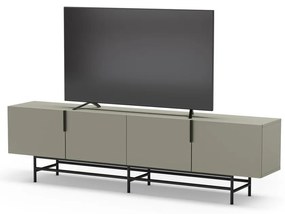 Zielonoszara szafka pod TV 200x63,5 cm Eldia – Marckeric